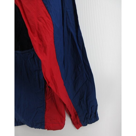 VINTAGE Columbia Jacket Medium Windbreaker Colorblock 90s Packable * - Picture 3 of 15
